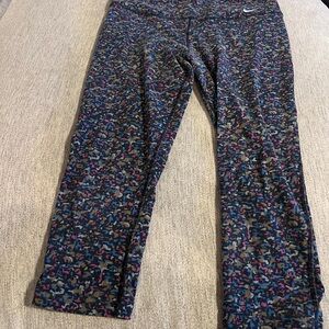 Nike Dri-FIT Black and Pink Leggings